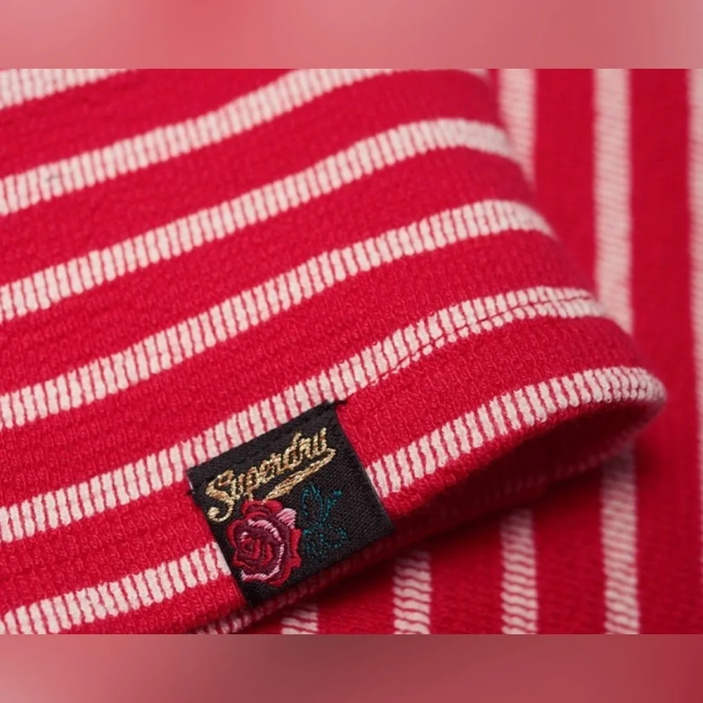Superdry Edison Striped Ottoman Dress Size 8